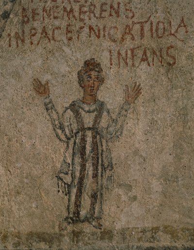 Det avdøde barnet Nicatoila (fresco) av Roman Roman