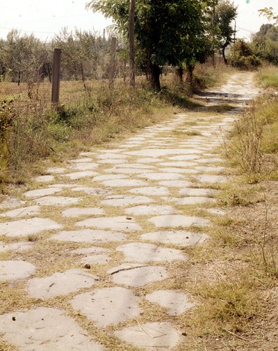 Via Flaminia, Roma. av Roman Roman