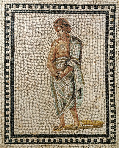 Ung filosof (mosaikk) av Roman Roman