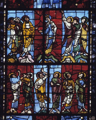 Ascension (farget glass av Romanesque