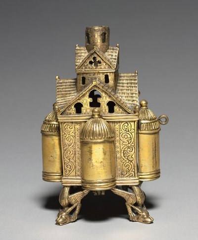 Røkelsesbrenner og stativ for et alterkors, 1150-1175 av Romanesque