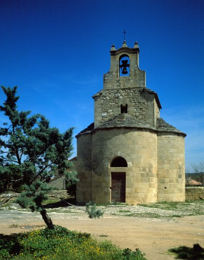 Romansk kapell, Sainte Croix, i Peyrolles i Aix-en-Provence. av Romanesque