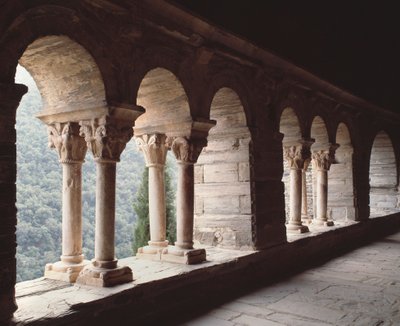 Utsikt over Priory av Romanesque