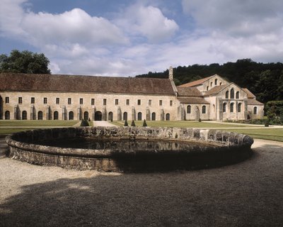 Utsikt over klosteret av Romanesque