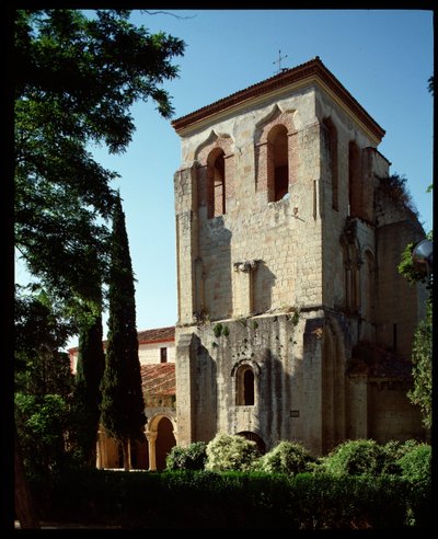 Utsikt over kirken av Romanesque