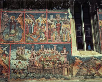 Beleiring av Konstantinopel av Sultan Mehmet II (1432–81) i 1453 (se også 67361) av Romanian School