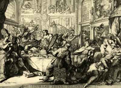 Så det går til stjernene, nemlig 1681 av Romeyn de (after) Hooghe
