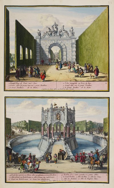 The Park at Enghien, ca. 1685, illustrasjon fra en 