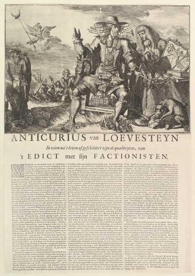 Anticurius van Loevesteyn.n.d. av Romeyn de Hooghe