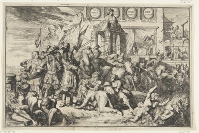 Fransk invasjon og brudd på unionens enhet av Romeyn de Hooghe