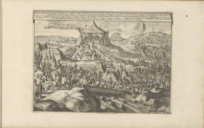 Optocht av Abessijn Abyssinian op Tight / March of the Abyssinians (tittel på objekt) Øst- og Vestindia og andre steder (serietittel) av Romeyn de Hooghe