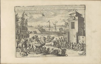 Slaven en gevangenen bij de Turken Turkse slavernij en gevangenis / Slaveri og fengsel blant tyrkerne (tittel på objekt) Øst- og Vestindia og andre steder (serietittel) av Romeyn de Hooghe