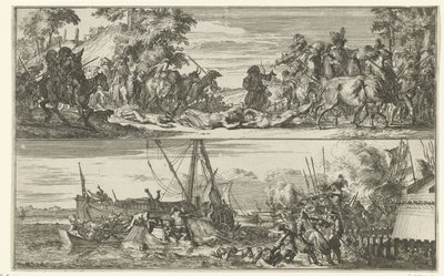 To skildringer av franske grusomheter, 1672 av Romeyn de Hooghe