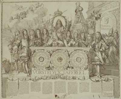 Vorstelyck Scene, ca. 1676 av Romeyn de Hooghe