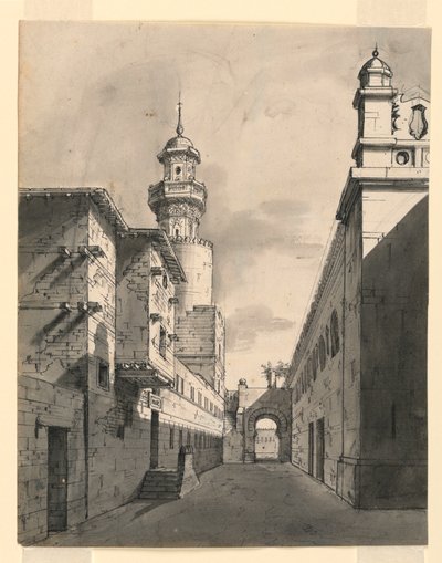 Scenedesign, Oriental Street av Romolo Achille Liverani