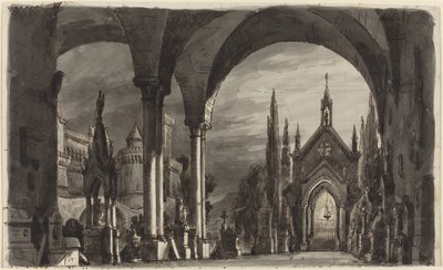 Graveyard of the Ravenswoods, fra "Lucia di Lammermoor" av Romolo Liverani