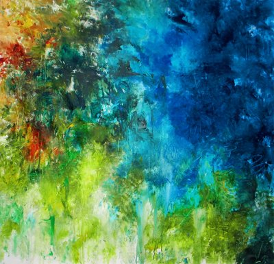 Levende, abstrakt natur av Ron Halfant
