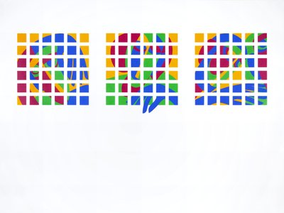 Prisoners of Conscience, 2004 (akryl om bord) av Ron Waddams