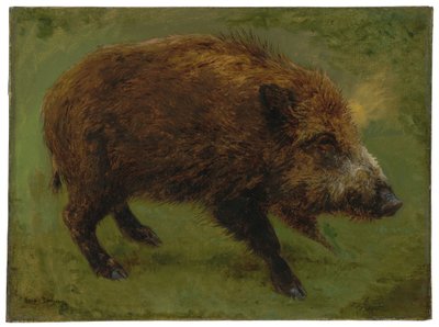 Villsvinet (olje på lerret) av Rosa Bonheur