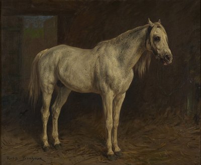Hvit hest av Rosa Bonheur