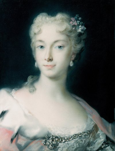 Maria Theresa, erkehertuginne av Habsburg 1717-1780, 1730 av Rosalba Giovanna Carriera