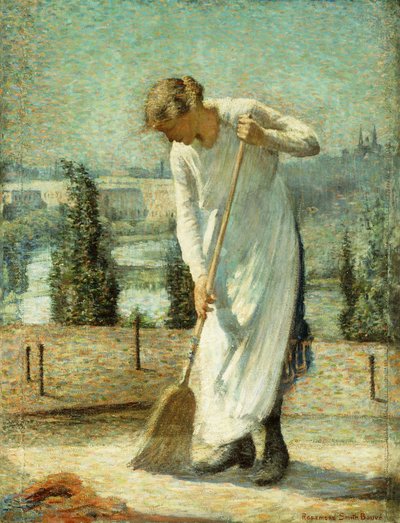 På taket (olje på lerret) av Rosamond Smith Bouve