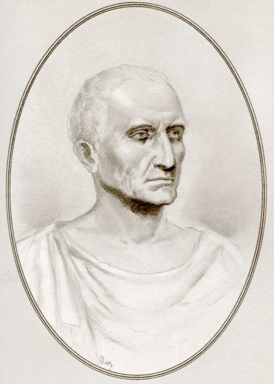 Gaius Julius Caesar, fra levende biografier om kjente herskere av Ross Gordon