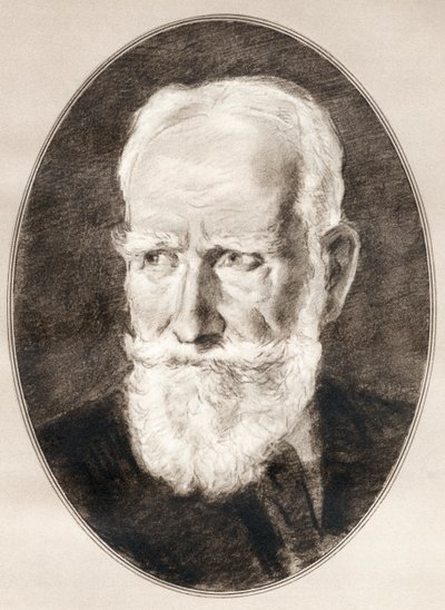 George Bernard Shaw, fra Living Biography of Famous Men. av Ross Gordon