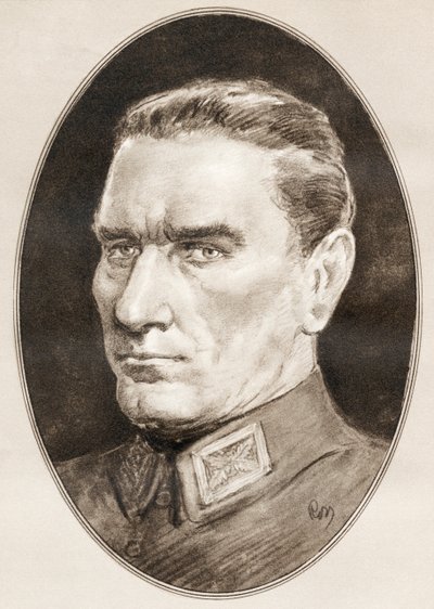 Mustafa Kemal Ataturk, fra Living Biography of Famous Men av Ross Gordon