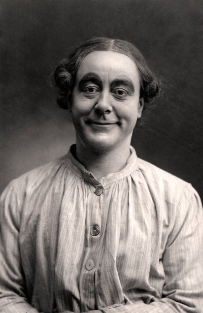 George Robey 1869-1954, music hall entertainer, 1907. av Rotary Photo
