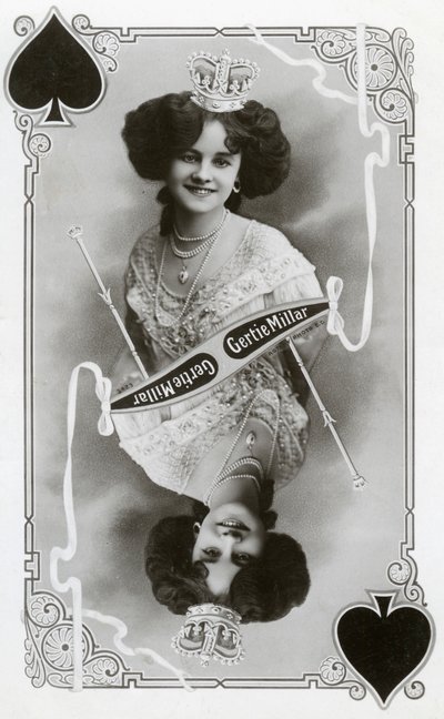 Gertie Millar , britisk skuespillerinne og sanger, c1905. av Rotary Photo