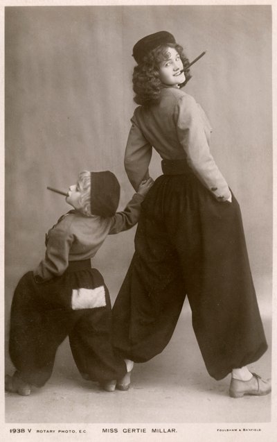 Gertie Millar , britisk skuespillerinne og sanger, c1906. av Rotary Photo