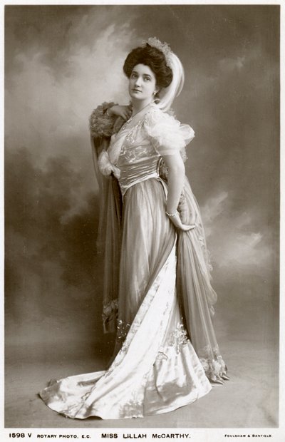 Lillah McCarthy , britisk skuespillerinne og teatersjef, ca 1900-tallet. av Rotary Photo