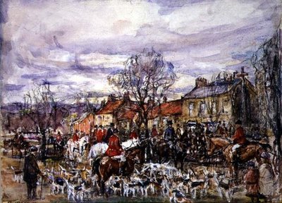 Meet of Hounds av Rowland Henry Hill
