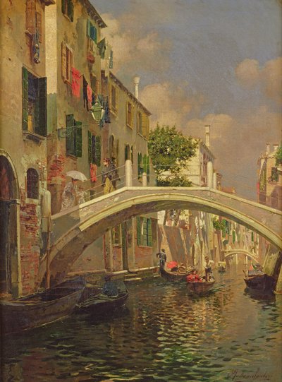Ponte Ognissanti, San Trovaso, Venezia av Rubens Santoro