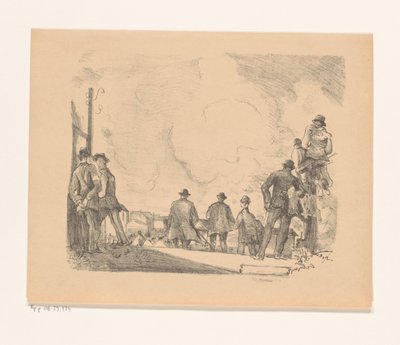 Hesteveddeløpsbane i Berlin Rennplatz i Berlin (tittel på objekt) av Rudolf Grossmann