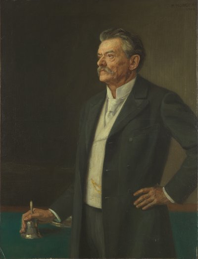 Presidenten for Riksdagen, Dr. Theodor Kathrein av Rudolf Konopa