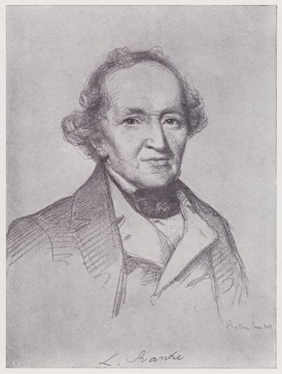 Leopold Von Ranke (litho) av Rudolf Lehmann