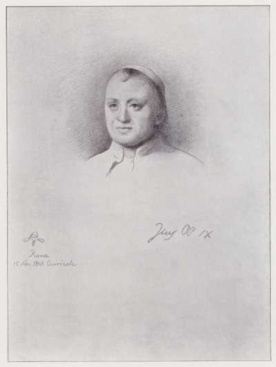 Pave Pius IX (litho) av Rudolf Lehmann