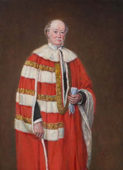Portrett av Orlando, 3. jarl av Bradford (1819-1898), ca. 1839-1905 (olje på lerret) av Rudolf Lehmann