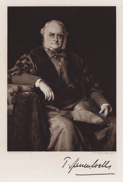 Sir Thomas Spencer Wells (litho) av Rudolf Lehmann