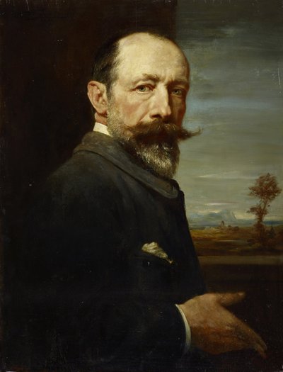 selvportrett av Rudolf Michael Kuppelmayr