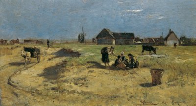 Landschaft aus Cayeux av Rudolf Ribarz