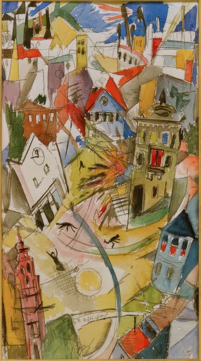 Eksplosjonen av Rudolf Schlichter