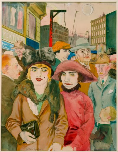 Hausvogteiplatz av Rudolf Schlichter