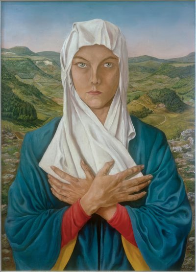 Speedy als Madonna von Rudolf Schlichter