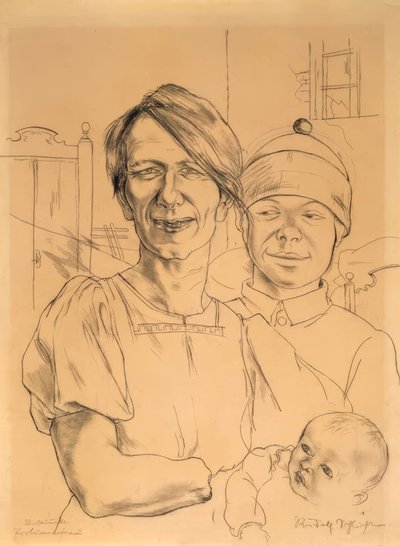 Lemlestet proletarisk kvinne av Rudolf Schlichter