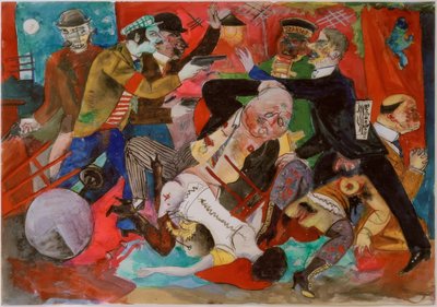 Ran på et bordell av Rudolf Schlichter