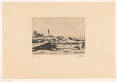 Veere (original tittel på objekt) av Rudolf Schönberg (signed by artist)