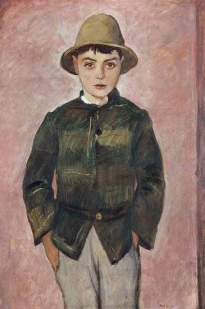 Country Boy, rundt 1928 (olje på lerret) av Rudolf Vejrych